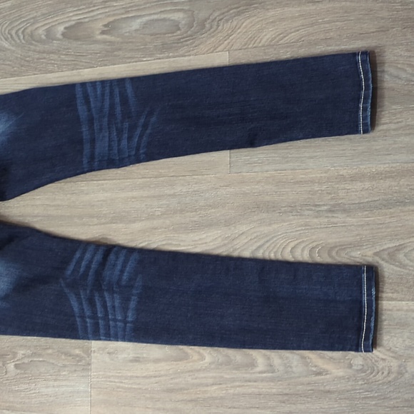 Like New Houndstooth Miss Me Skinny Kid Rise Sequin Jeans 25x31 - Picture 4 of 9